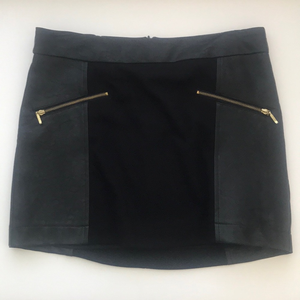 Pleather Mini Skirt